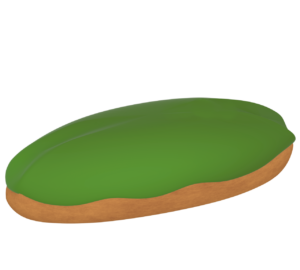 抹茶エクレアのイラスト