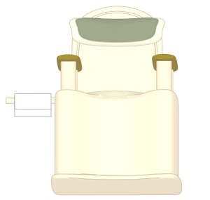 ポータブルトイレのイラスト