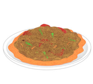 プーパッポンカリーのイラスト