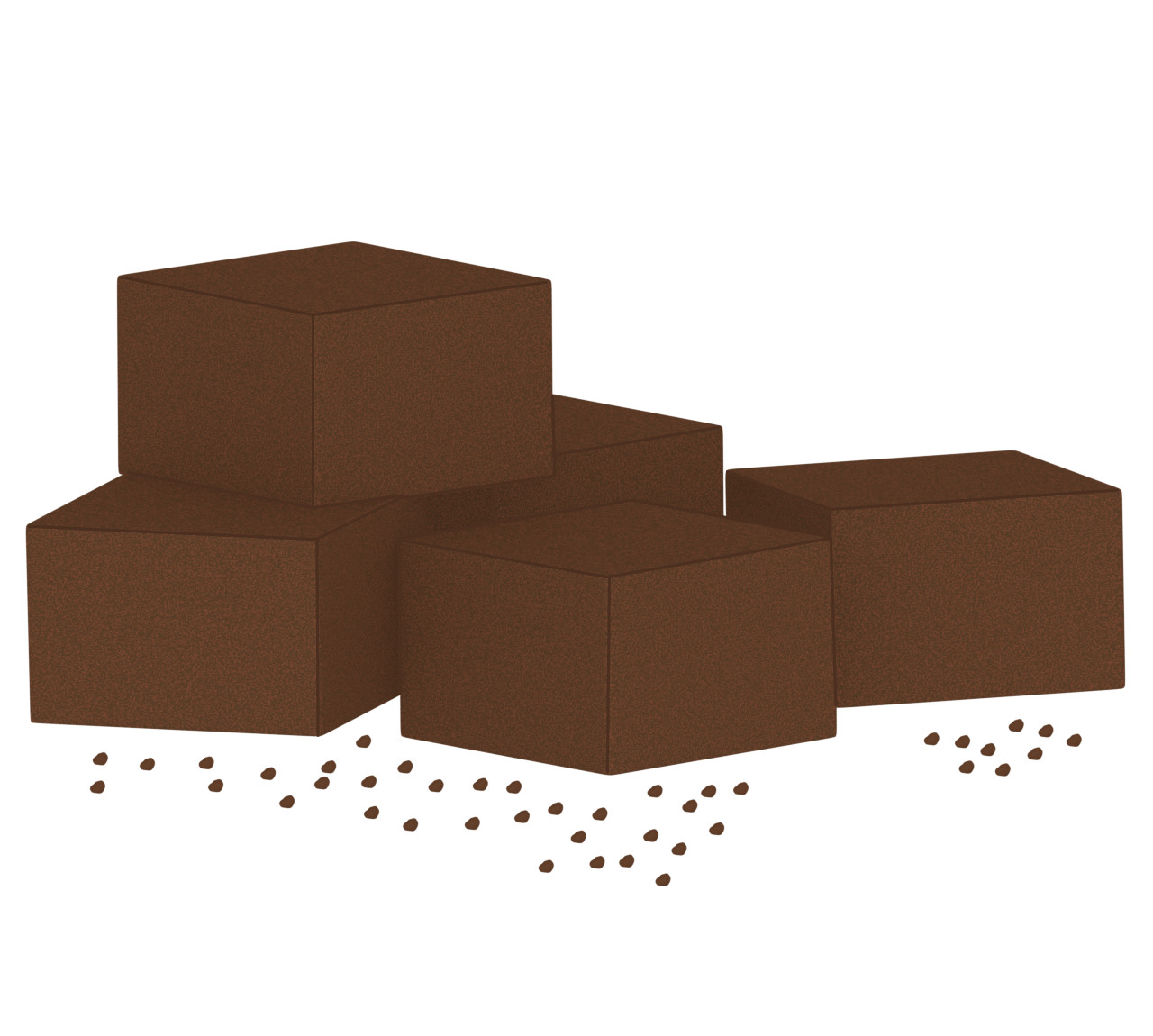 生チョコのイラスト
