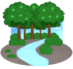 川のイラスト