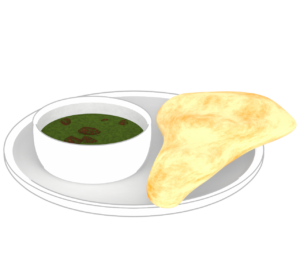 サグカレーのイラスト