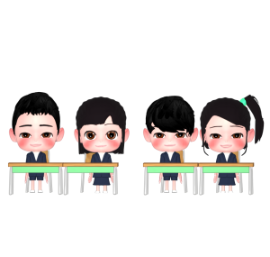 起立のイラスト