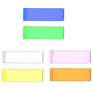 付箋のイラスト