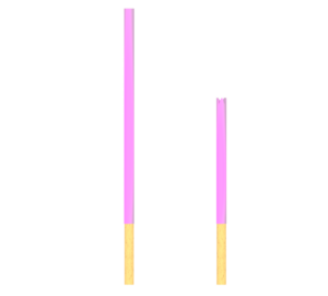 いちごポッキーのイラスト