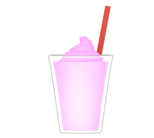 ストロベリーシェイクのイラスト