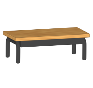 おしゃれな机のイラスト
