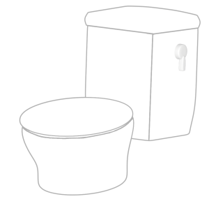トイレの便器のイラスト