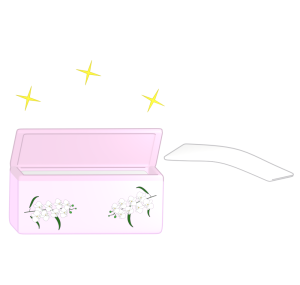 トイレに流せるウェットシートのイラスト