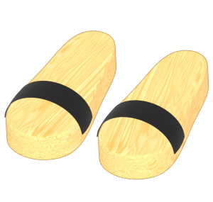 便所サンダルのイラスト