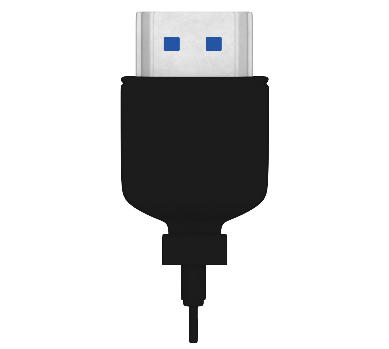 USB3.0端子のイラスト