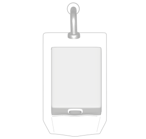 壁掛け男性用トイレのイラスト