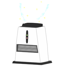 空気清浄機のイラスト