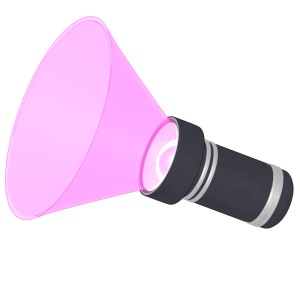 ブラックライトのイラスト