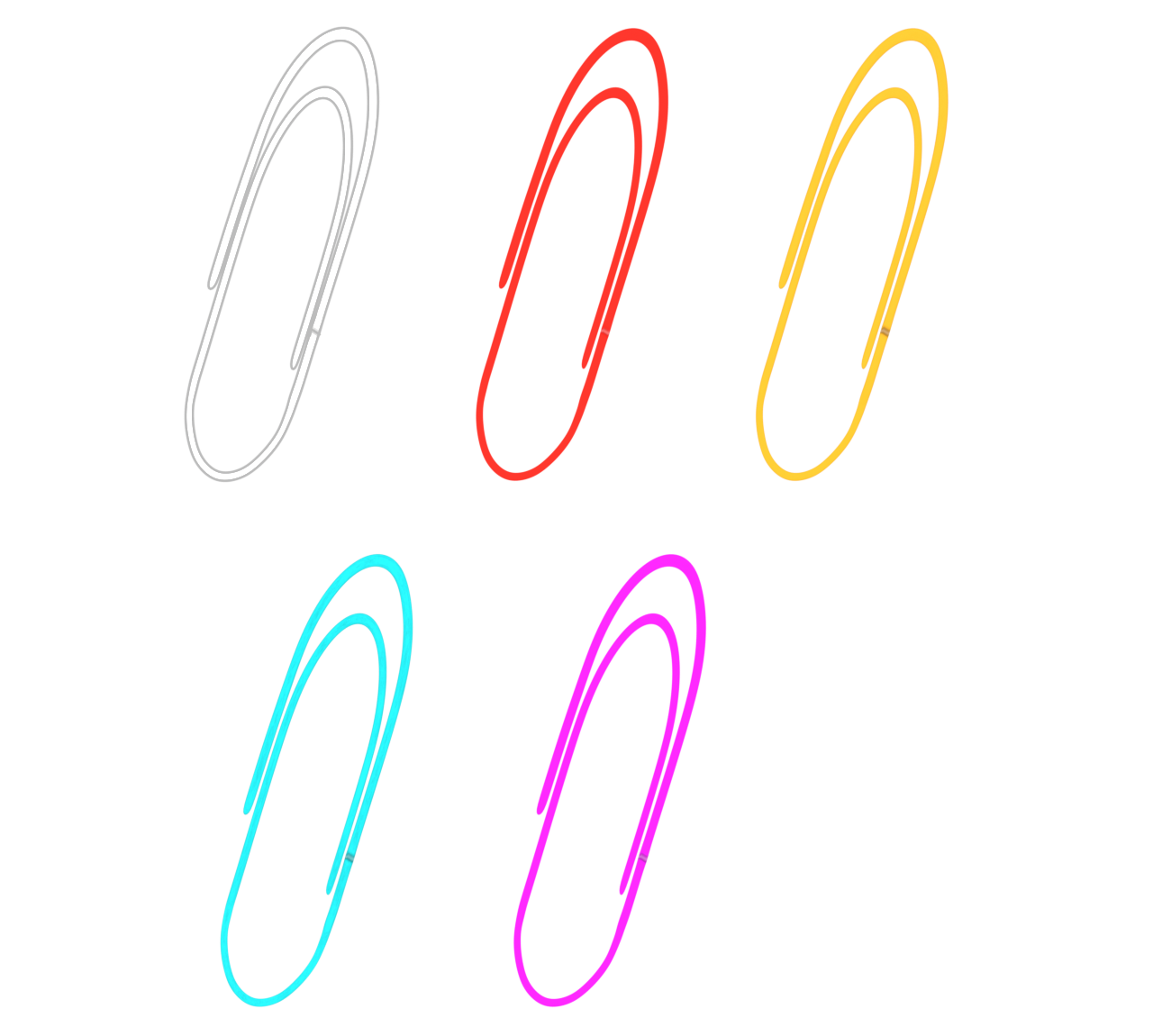 クリップのイラスト