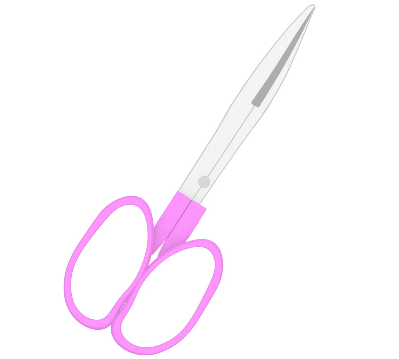 閉じたハサミのイラスト