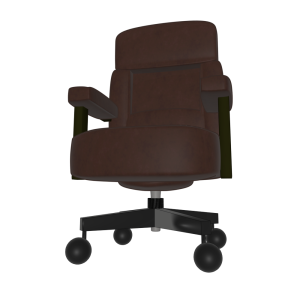 かっこいい社長椅子のイラスト