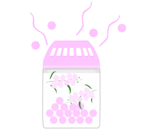 消臭剤・芳香剤のイラスト