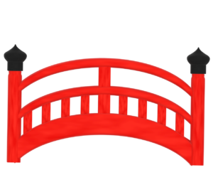 太鼓橋のイラスト