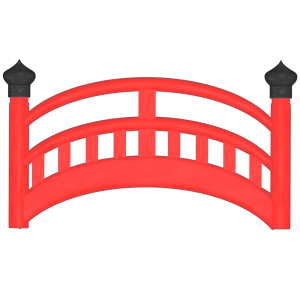 太鼓橋のイラスト