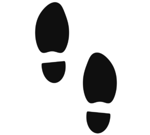 足跡のイラスト