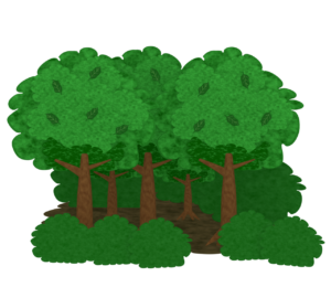 森のイラスト