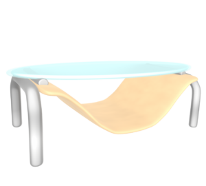 ガラステーブルのイラスト
