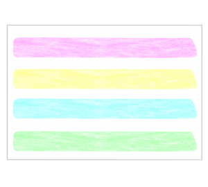 蛍光ペンのラインのイラスト