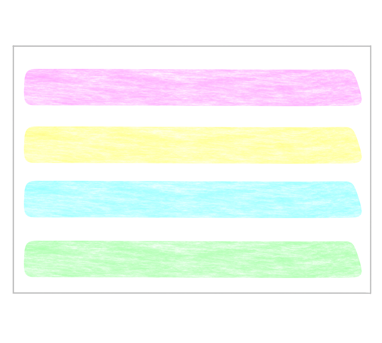 蛍光ペンのラインのイラスト