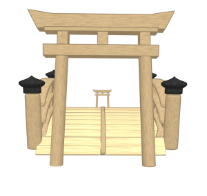 伊勢神宮のイラスト