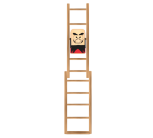 はしごだるまのイラスト