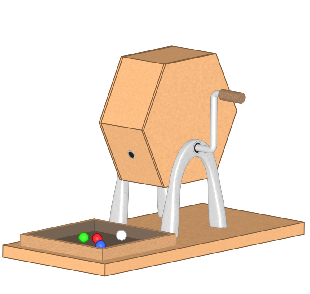 福引のイラスト