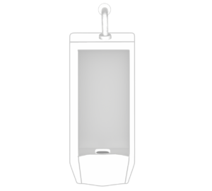 男性用小便器のイラスト