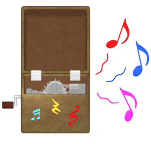 オルゴールのイラスト