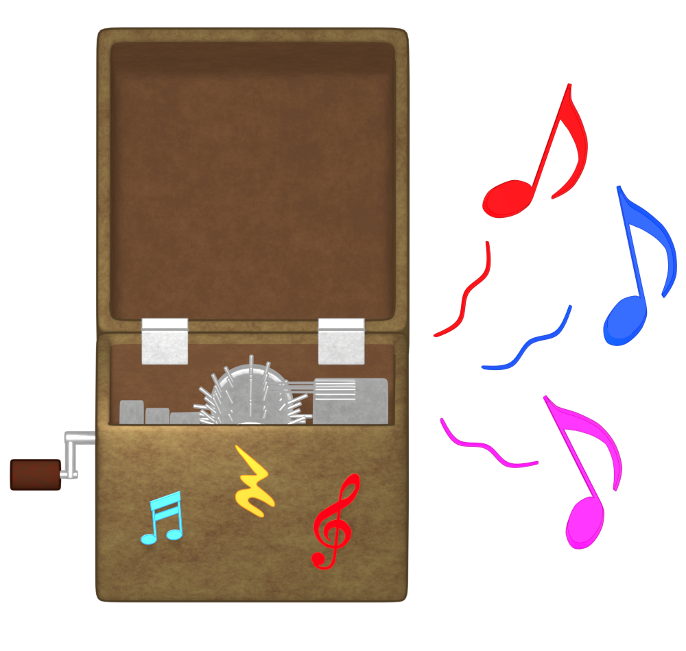 オルゴールのイラスト