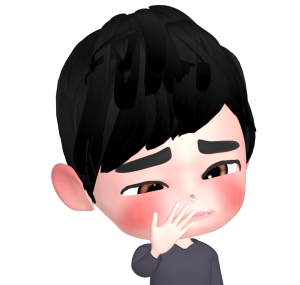 鼻の毛穴が気になる人のイラスト