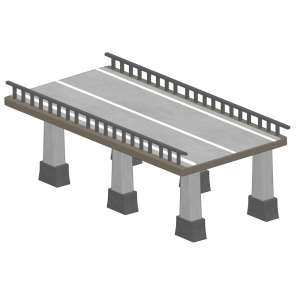 道路橋のイラスト