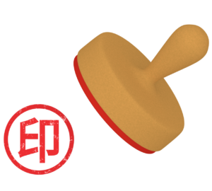 印 スタンプのイラスト