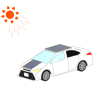 ソーラーカーのイラスト
