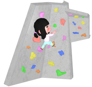 スポーツ クライミング・ボルダリングのイラスト