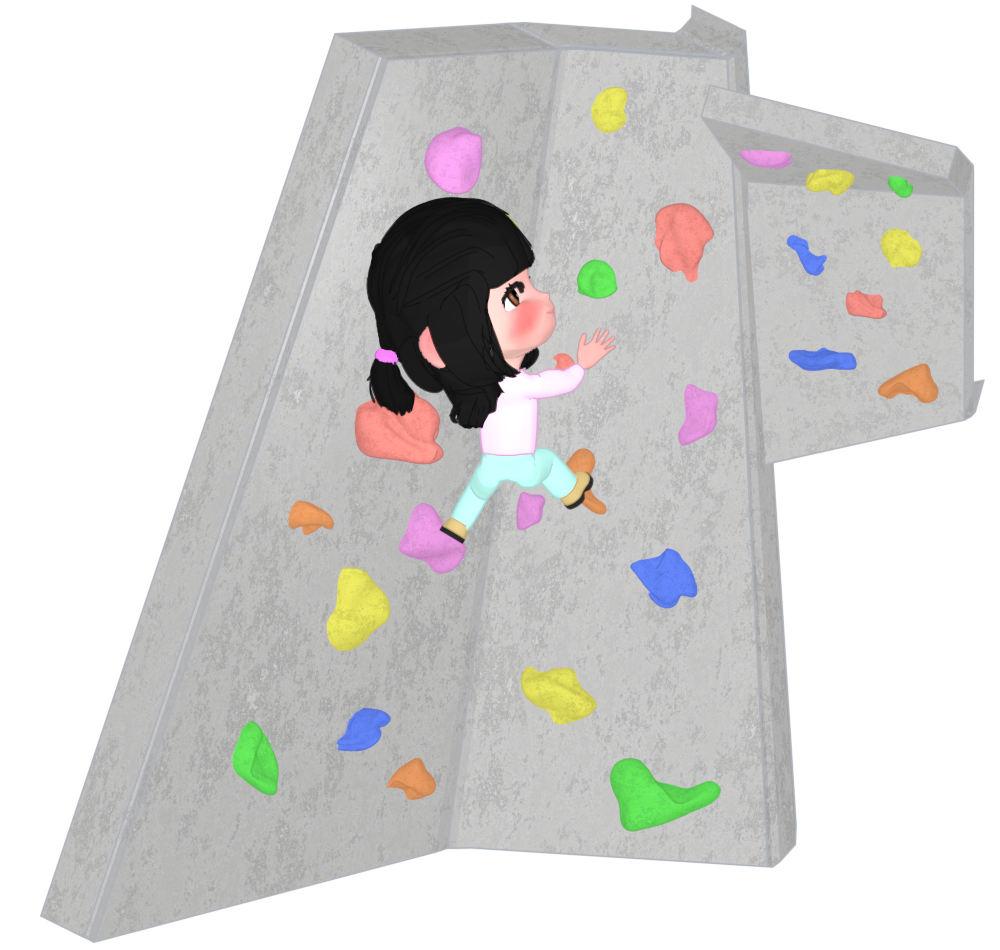 スポーツ クライミング・ボルダリングのイラスト