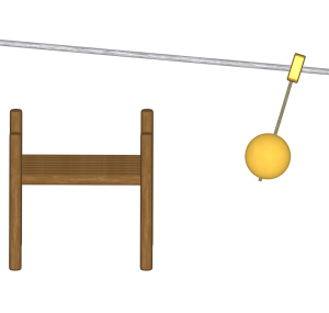ターザンロープのイラスト