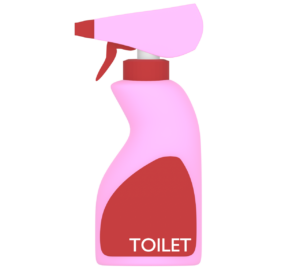 トイレ用洗剤のイラスト