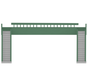 歩道橋のイラスト