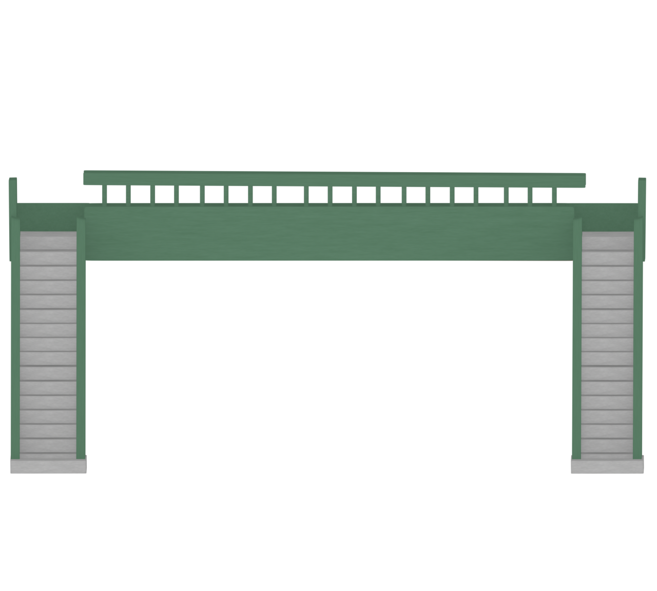 歩道橋のイラスト