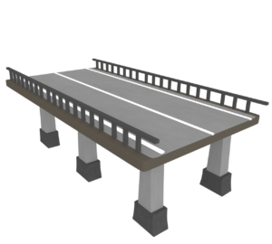 道路橋のイラスト