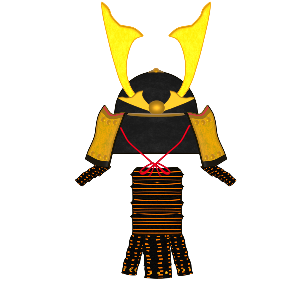 鎧兜のイラスト