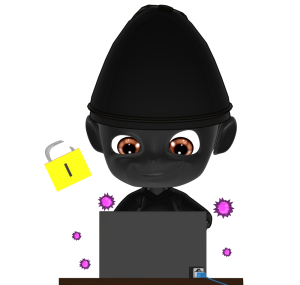 悪い人のイラスト