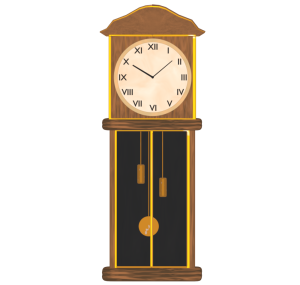 大きな古時計のイラスト