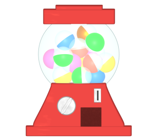 カプセルトイのイラスト